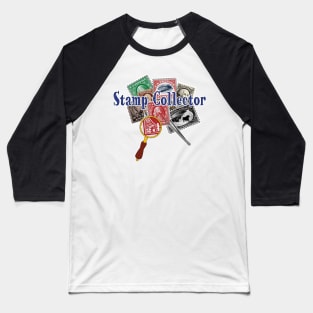 Stamp Collector Baseball T-Shirt